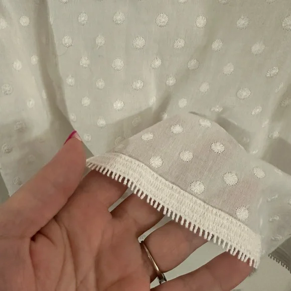 Andrew GN French Designer Swiss Dot Zip Front French Size 38 - Picture 7 of 10